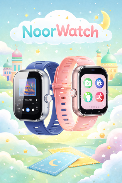 🌙 NOORWATCH – La première montre connectée musulmane pour enfants